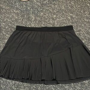 Spanx Elegant Black Pleated Skirt